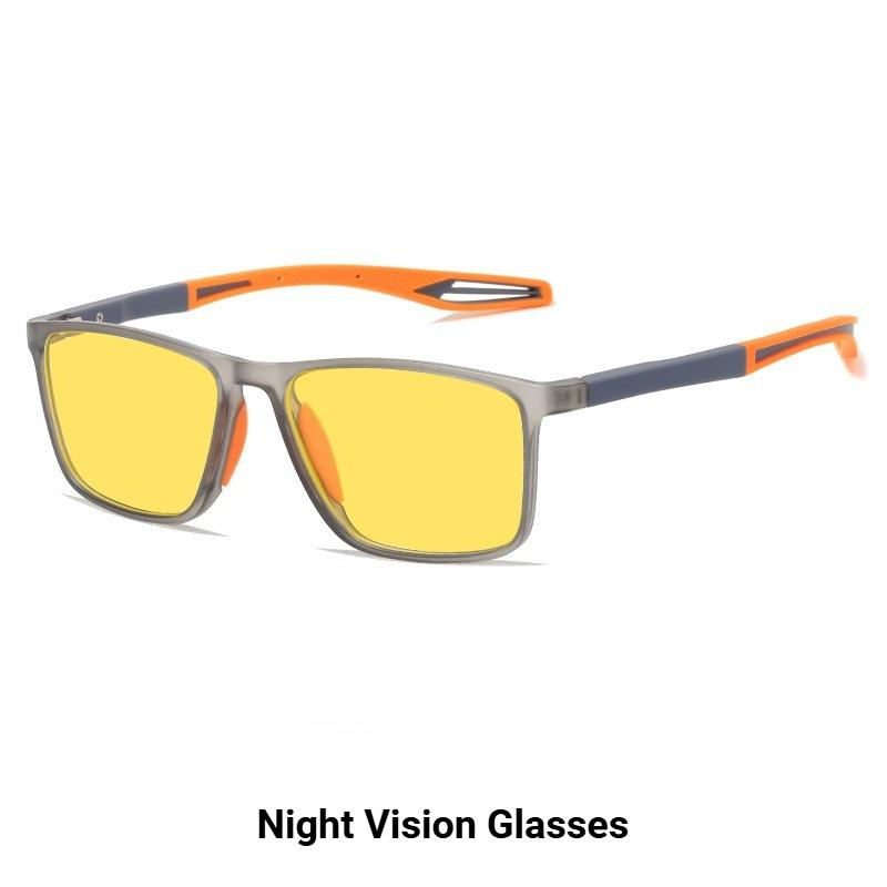 Новые ультралегкие спортивные солнцезащитные очки TR90 с антибликовым покрытием и ночным видением для защиты во время соревнований в телефонные игры, очки с плоской оправой