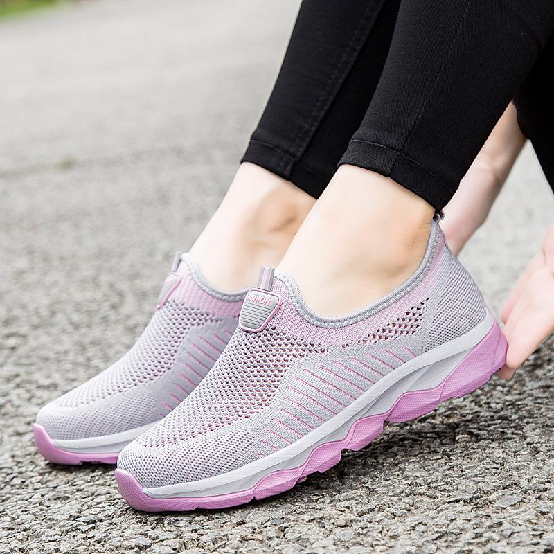 Модные профессиональные пожилые здоровые туфли для ходьбы противоскользящие мужские мокасины устойчивые мягкие носки уличные туфли на плоской подошве прочные кроссовки для мужчин