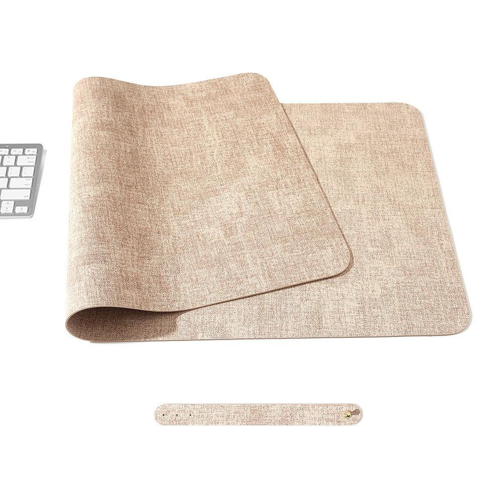 Extra Large Mouse Mat Leather Keyboard Mice Mat Durable Table Mat  Home Office