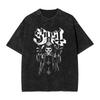Retro Style Scarious Ghost  Band T-Shirt  Harajuku T Shirts Short Sleeves Tops Summer Cotton O Neck Oversized Clothes