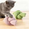 Игрушка для кошек Кошачья мята Шуршащая бумага Подушка Устойчивая к укусам Интерактивная игрушка для кошек Самостоятельная игра Снятие скуки Плюшевая полоска Скрученная подушка для питомца