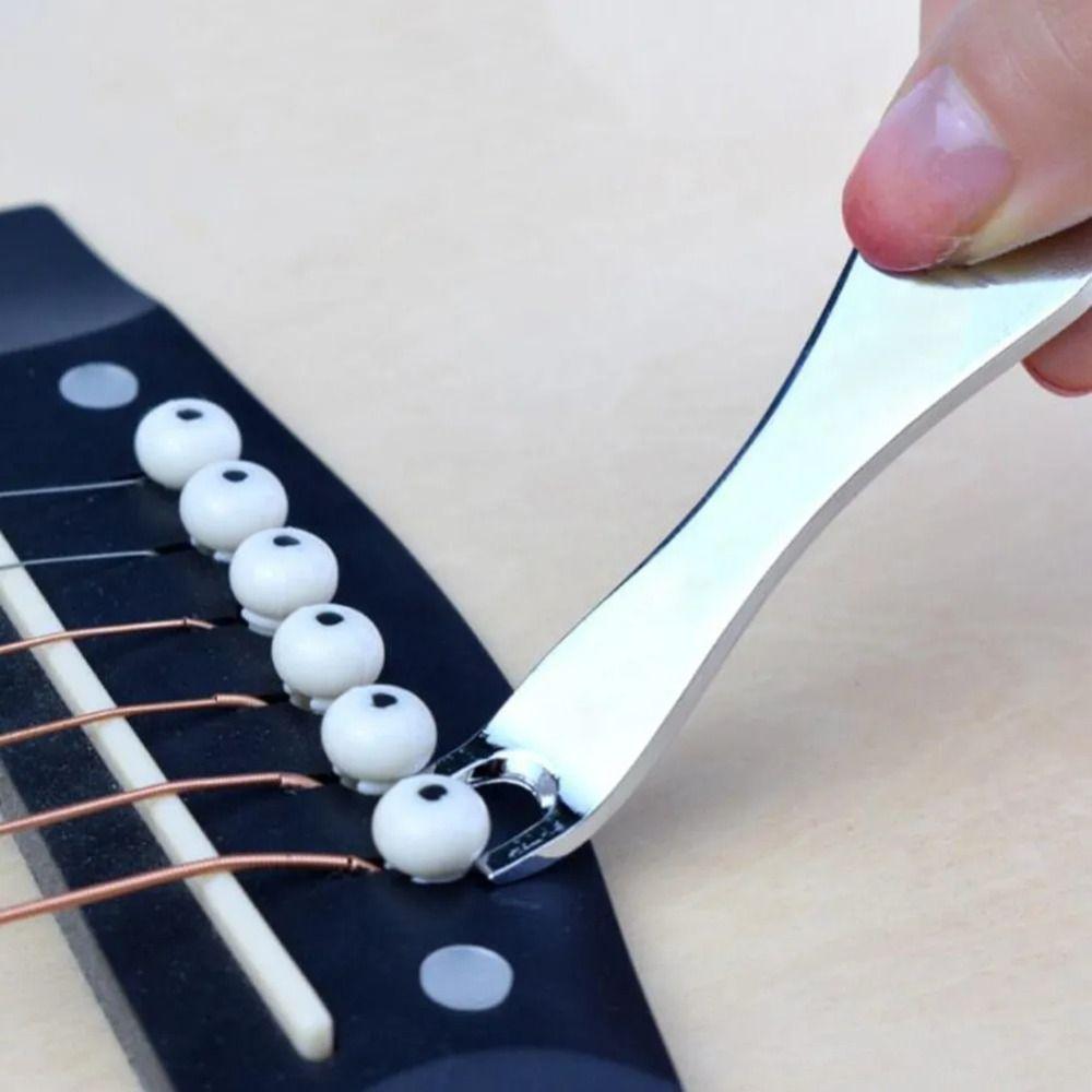 Pulling Zinc Zinc Zinc Alloy String Winder Maintenance Guitar Bridge Pin Remover  Guitar Parts Accessories