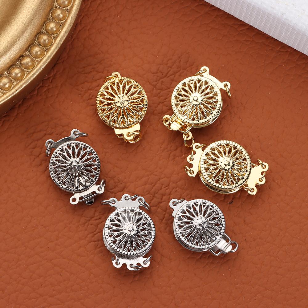 Necklace Layering Clasp with Lobster Multiple Bracelet Lock Connectors Layered Necklace Clasps