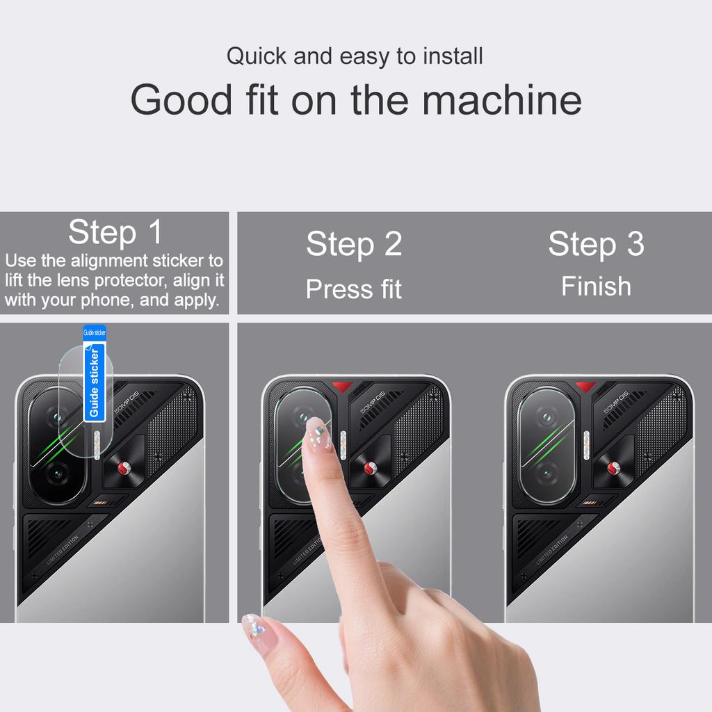 For POCO F7 5G Glass IMAK High Definition Integrated Thin Glass Lens Film