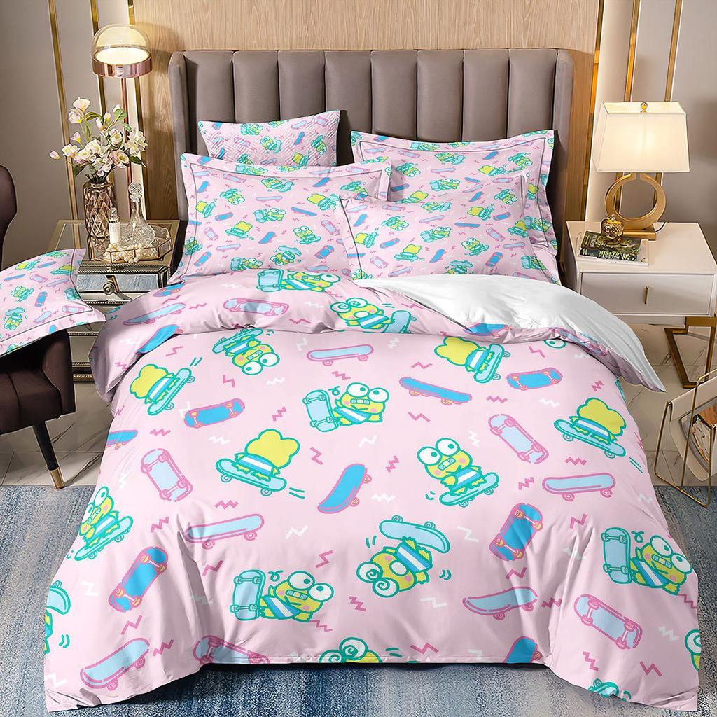 Cartoon Children'S Animation Bedding Three-Piece Set 3D Digital Printing Quilt Cover