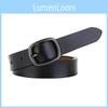 Retro Womens Genuine Leather Belt With Pin Buckle For Stylish Casual And Work Looks
