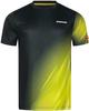 Donic Drop Shirt, J.T.T.A.A. (Japan Table Tennis Association) Approved, GL156, Black/Yellow, Medium