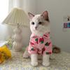 Весенний костюм кота, милая и уютная одежда для домашних животных, толстовка с капюшоном Katten Kedi, толстовка с капюшоном Gato, свитер для кошек, одежда для домашних животных, наряд