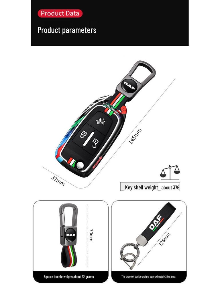 Key Cases for Volvo and Daf Trucks - Men's Remote Control Tractor Key Holders