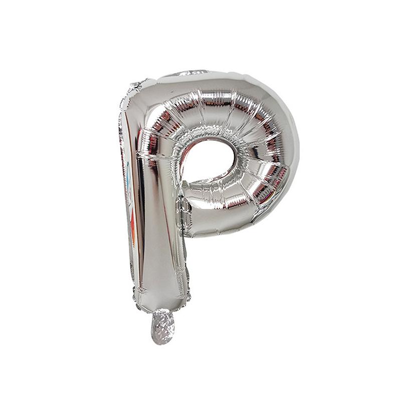 1/26 шт. 16-дюймовые фольгированные шары с алфавитом, серебряные алюминиевые шары-буквы, многоразовый декор, свадьба, день рождения, мероприятия
