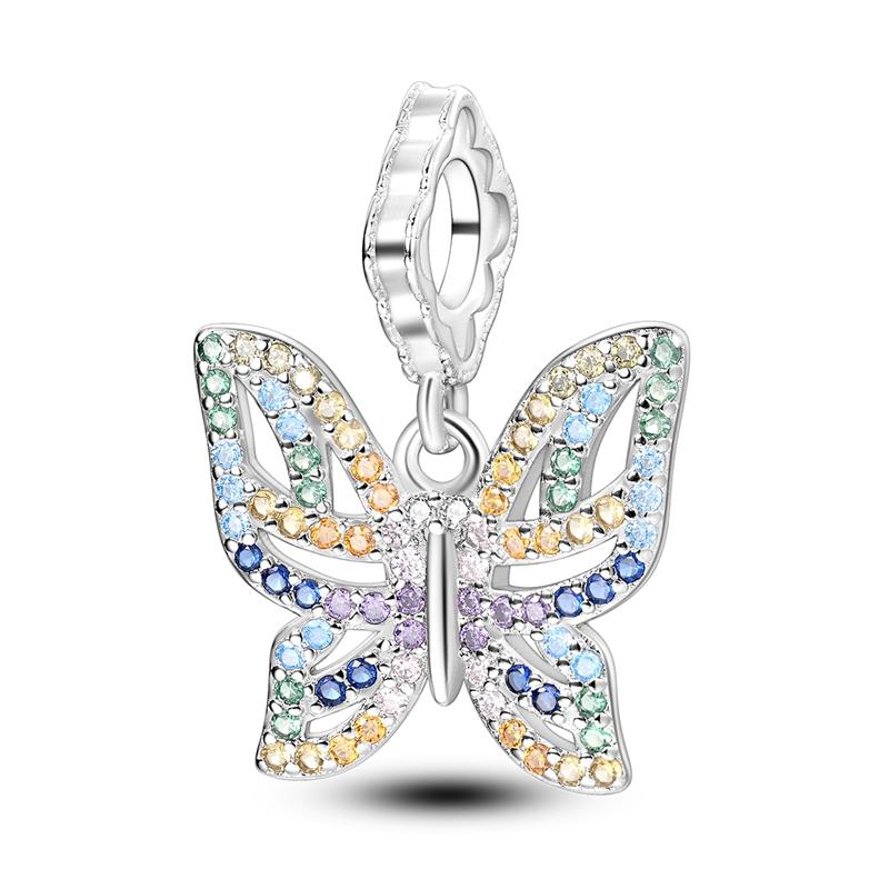 Charms Plata De Ley Positioning Buckle Devil Eyes Infinity Eternal Symbol Avocado Green Cat Original Fits Women Diy Jewelry