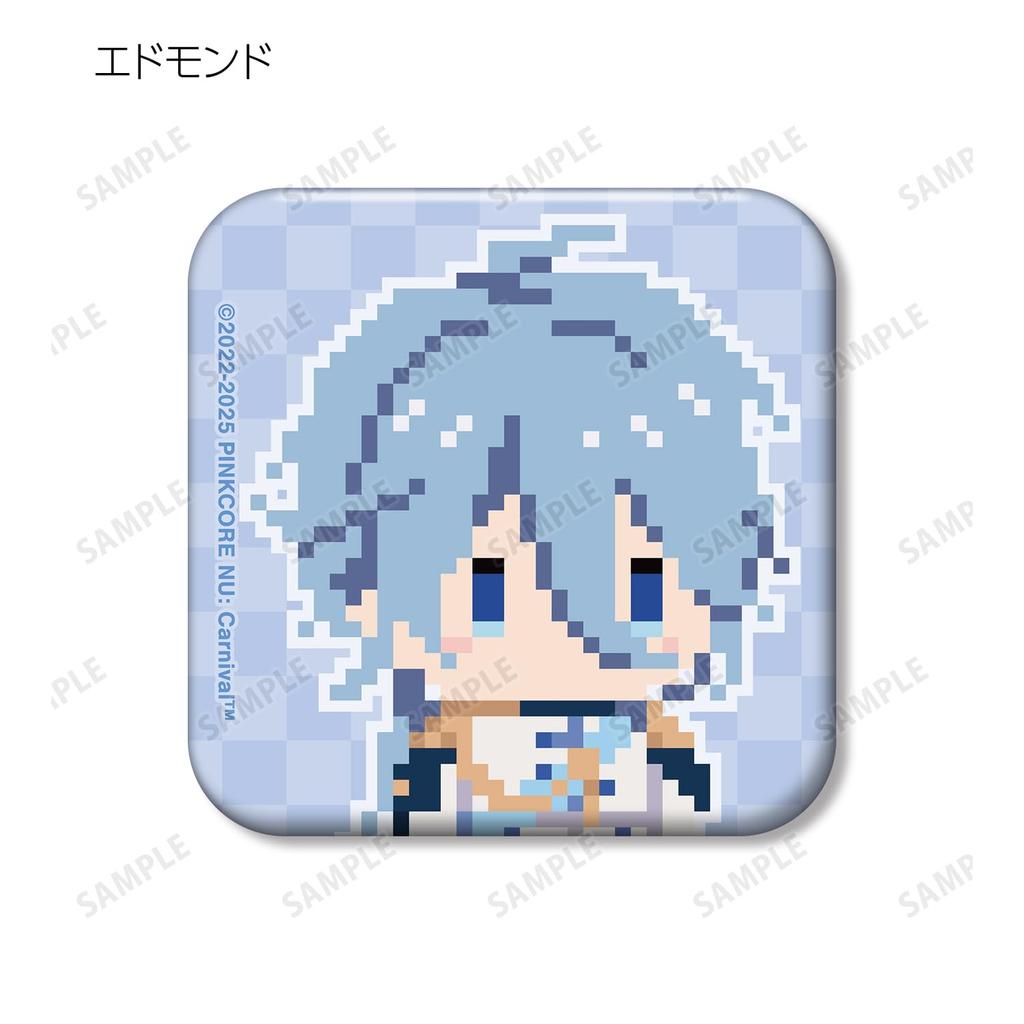 NU Carnival Trading Pixel Art Square Badges, Box of 12