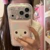 Чехол Melody Expression с текстурой кожи для iPhone 17 Pro Max/16/15 – Мягкий, Защитный, Дизайн очков для чтения.