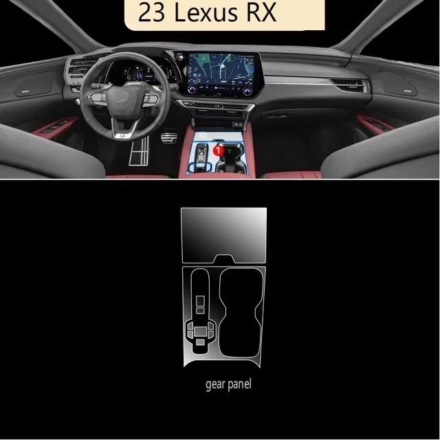 Для Lexus RX RX300 RX350 RX450 -2025 Наклейка Панель Центральной Консоли Переключения Передач Навигатора Прозрачная Пленка TPU Автоаксессуары