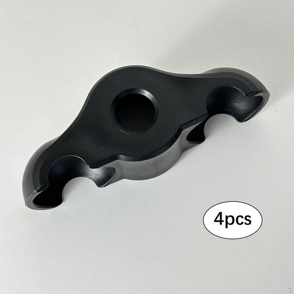 4 Pack Indoor Cycling Snap Feet Adapters for Bike Workouts