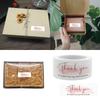 1 Roll Thank You Stickers Adhesive Roll Perfectly for Envelopes Sealing Gift Wrapping and DIY Crafts
