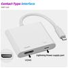 FONKEN Адаптер Lightning-HDMI 1080P для iPhone-TV, цифровой AV-конвертер, аксессуары для телефонов для серии iPhone