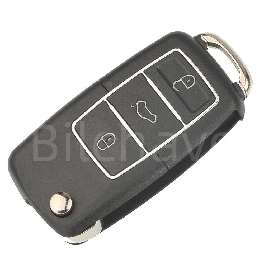 3-кнопочный корпус ключа для Volkswagen/Skoda Passat Scirocco MK4 KD VVDI Замена складного ключа