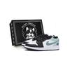 Air Jordan 1 Винтажные Баскетбольные Кроссовки Мужские Низкие Черные Tiffany 553558-131(Team85-S-BOXA)