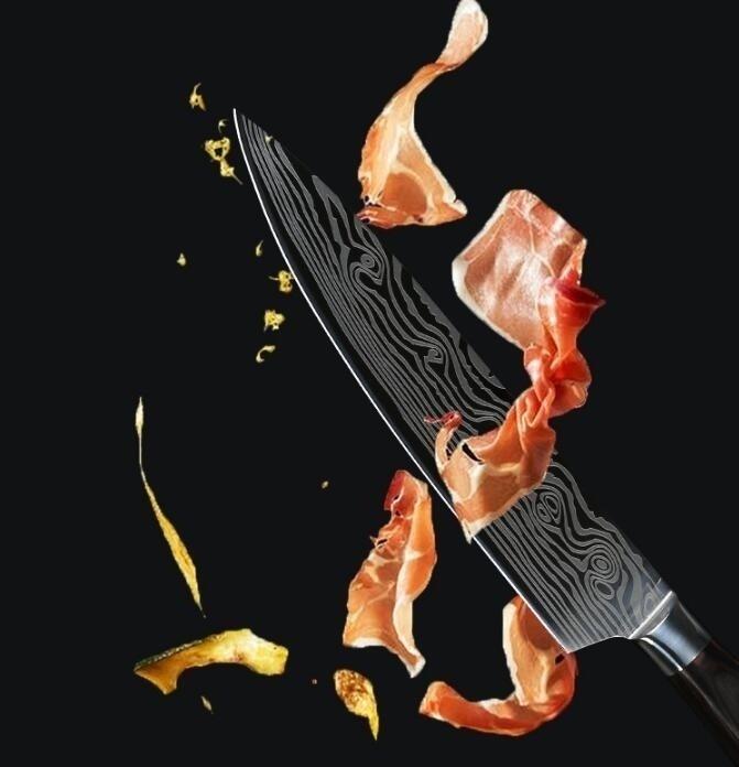 8-inch Chef Professional Japanese-style Damascus Steel Meat Cutting Tools Cooking Tools Kitchen Supplies