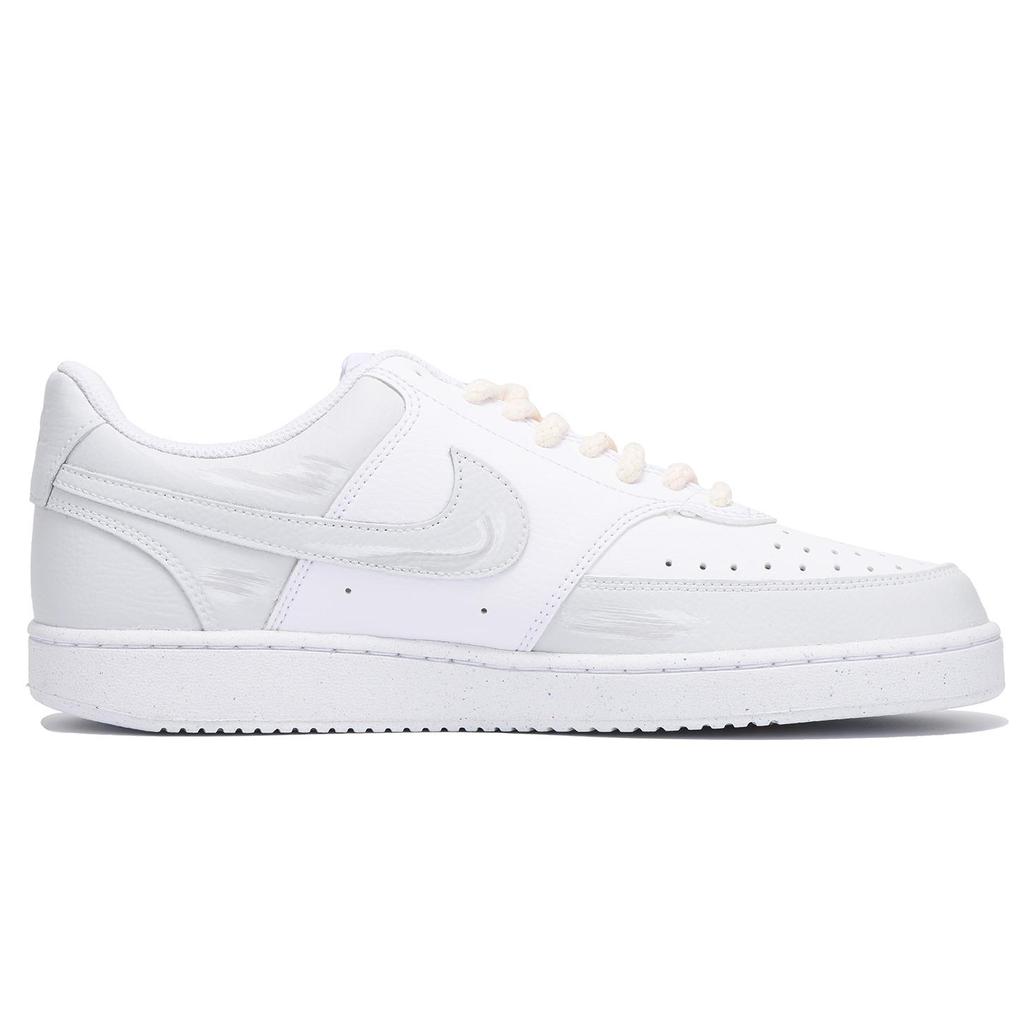 Nike Court Vision 1 Coverage Slip Resistant Low top Skateboard Shoes Men's Gray White DH2987-101(Team59-SBOX)