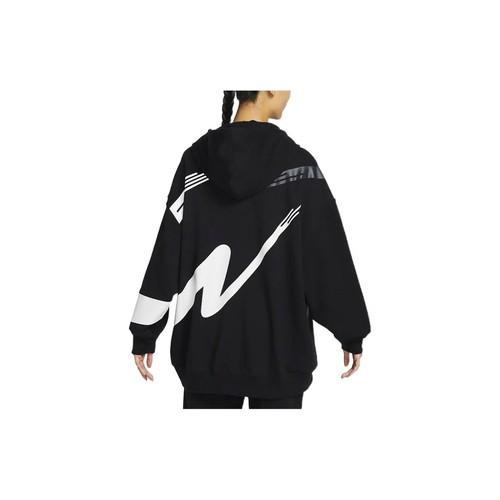 Nike Женская черная вязаная толстовка с принтом букв