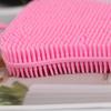 Silicone Dish Washing Brush Pot Pan Sponge Scrubber Kitchen Cleaning Tool
