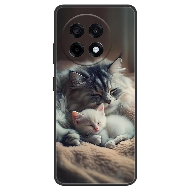 Милый Кот Собака Для Oneplus 13R Чехол ТПУ Чехлы для Телефона Медведь Волк Лев Для One Plus Ace 5 Ace5 Pro 5G Чехол для oneplus13R 1+ Ace 5Pro