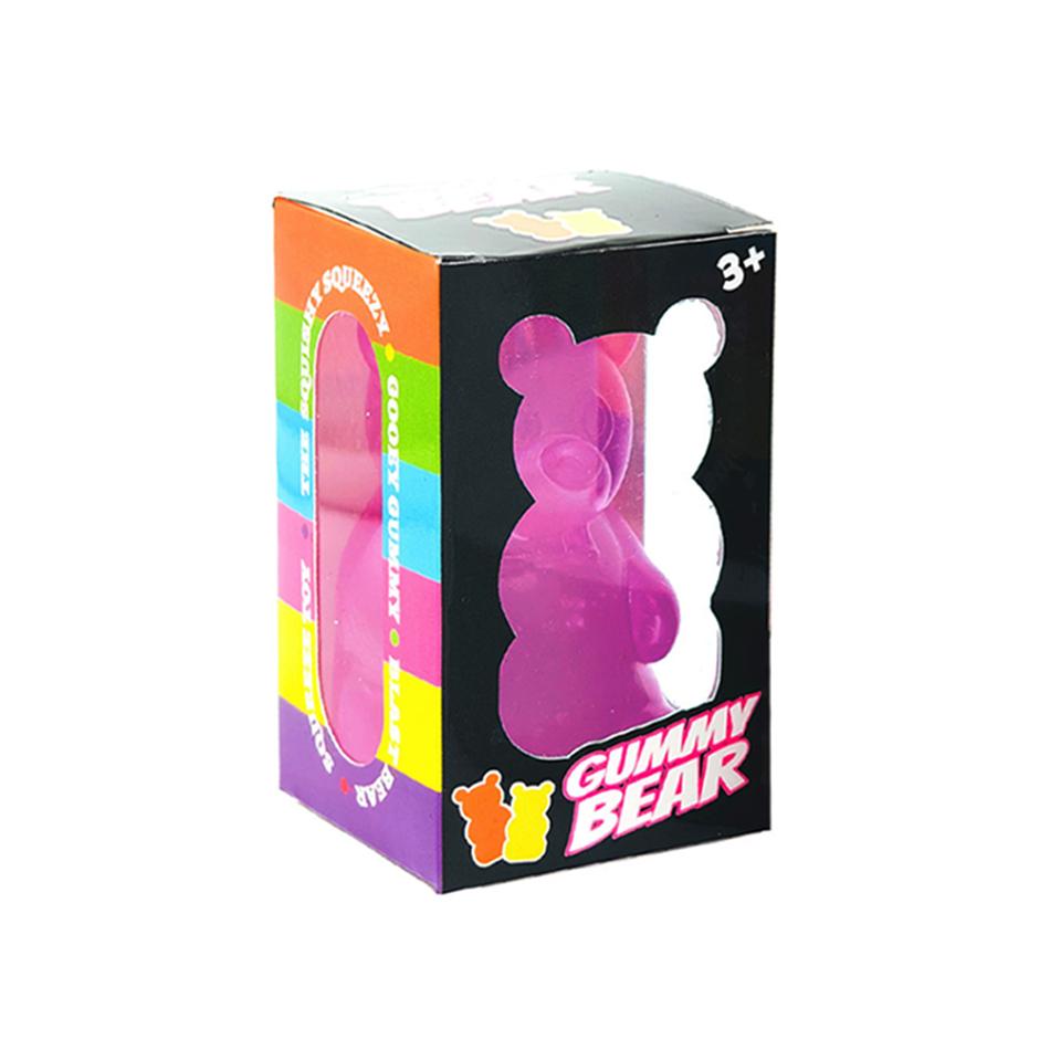 Игрушка Nee Doh Nice Cube, Милый Медвежонок Мальтоза, Стрессоустойчивая Игрушка, Которая , Расслабляет И Сжимается, Настольный Декоративный С Коробкой Подарок