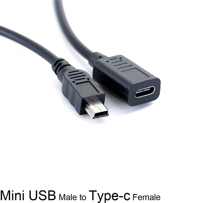 Мини USB-папа на Type-C-маму Кабель-адаптер для зарядки и передачи данных