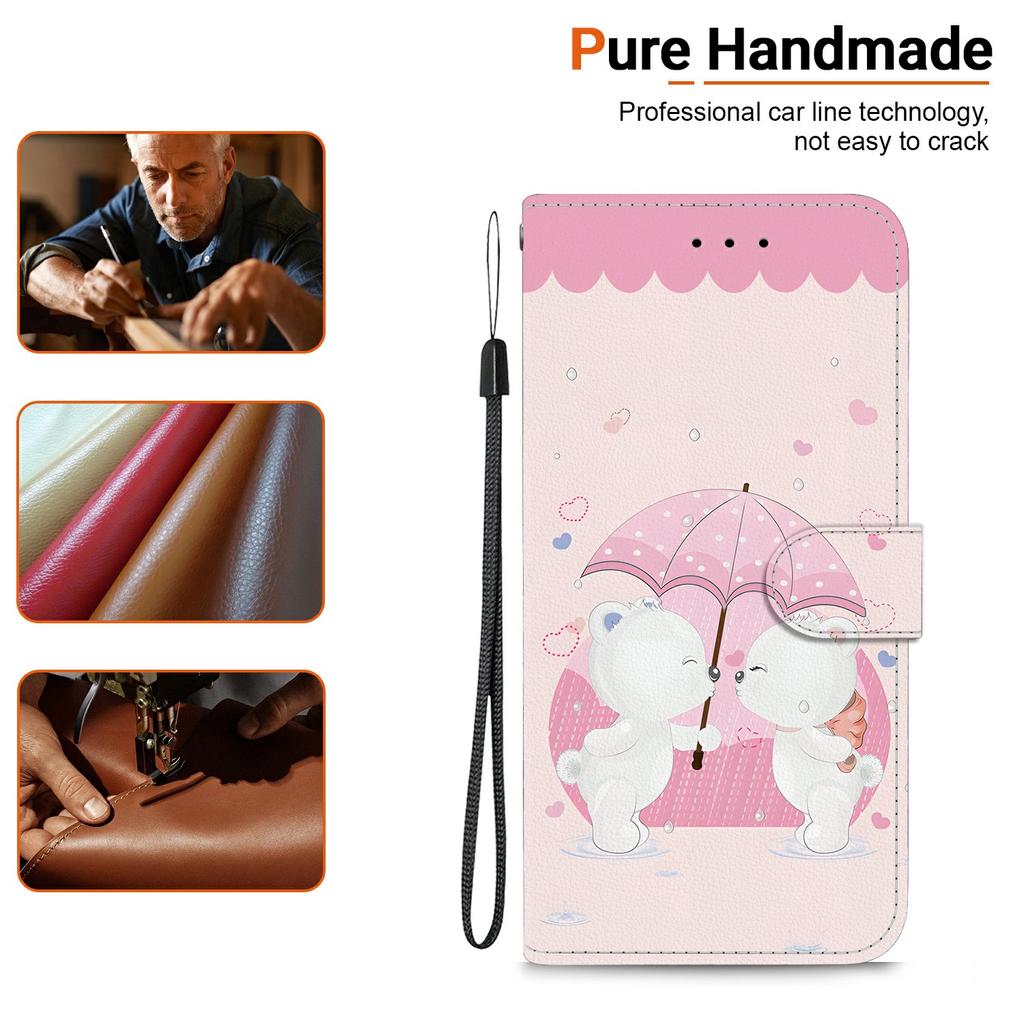 For Samsung Galaxy S26+ Case Pattern Printing Leather Flip Wallet Phone Cover with Lanyard