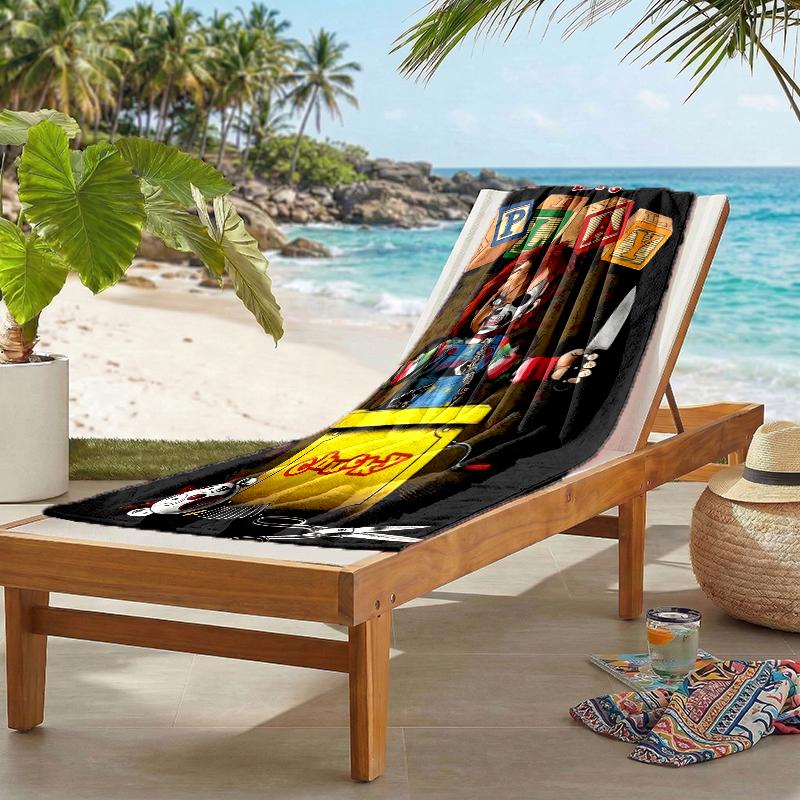 Chucky Fashion Beach Towel: Ideal for Summer Adventures Soft, absorbent and quick drying suitable for swimming and bathing
