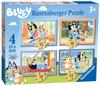 Ravensburger Bluey - 4 в коробке (12, 16, 20, 24 штуки) Пазлы для детей от 3 лет и старше