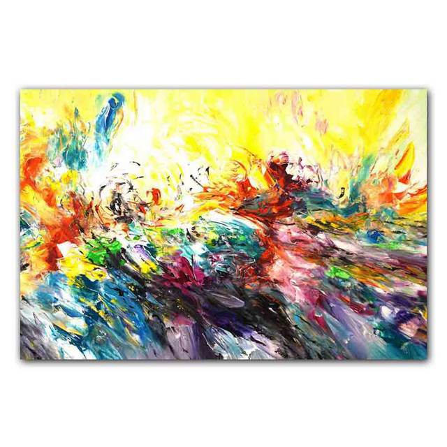 Новый скандинавский абстрактный художественный холст, картина, эстетический цвет, граффити, постер, офисная настенная живопись, гостиная, украшение для дома, фреска без рамки