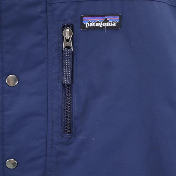 Patagonia 68460 Нейлоновая куртка L12 Темно-синий Подкладка из флиса для улицы Детская Б/у