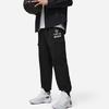 Li Ning Коллекция Wade Вязаные спортивные штаны Унисекс Черные Брюки со средней манжетой AYKT821-1