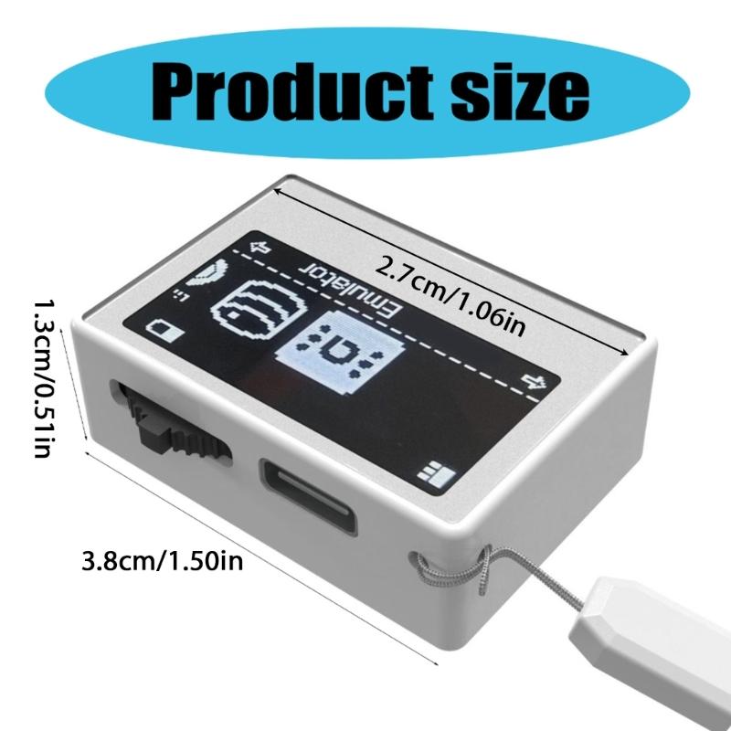 Rechargeable Clone Device Game Card Simulators Emulator For Game High Sensitivity Multiple Language Support, OLED Screen