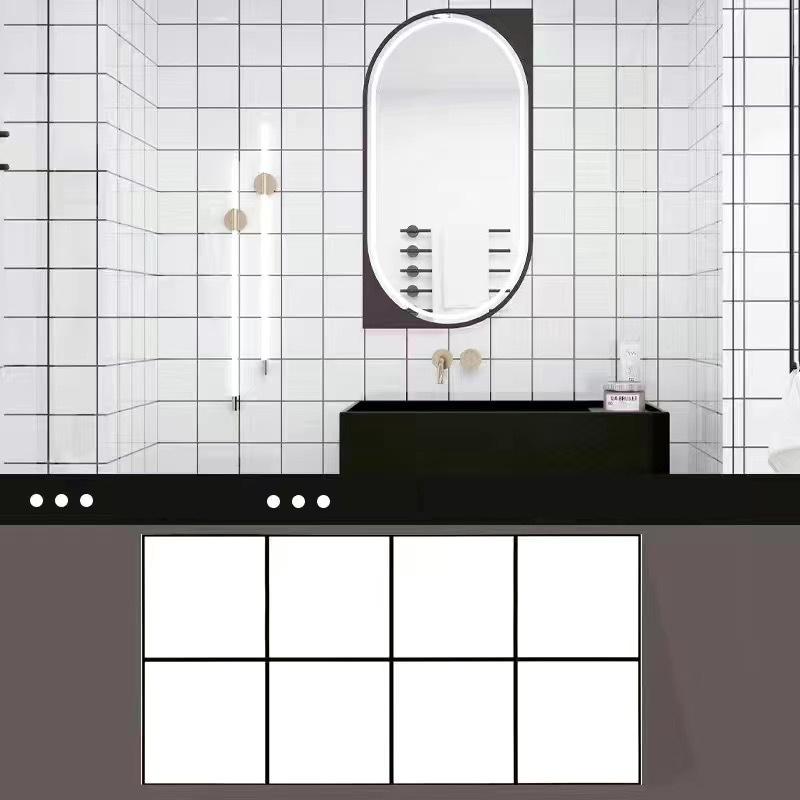 Самоклеящаяся 3D имитация плитки для оклеивания стен обоями для украшения стен туалета кухни водонепроницаемые мраморные наклейки