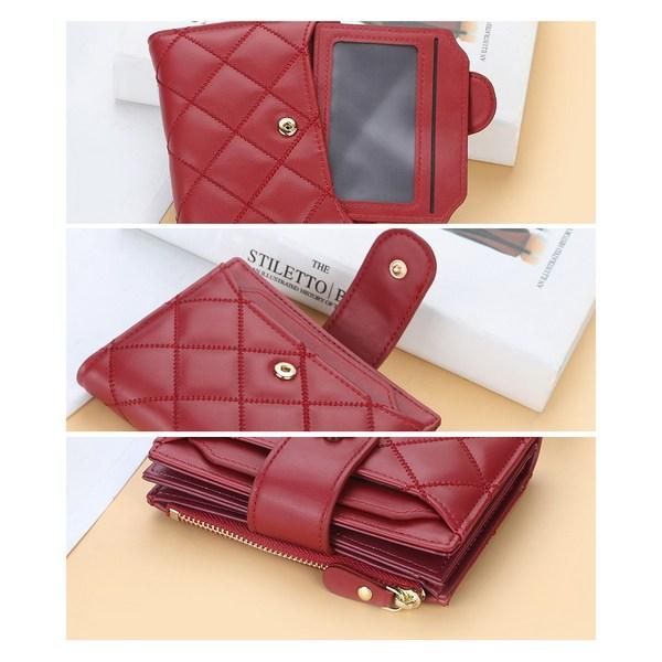 Стеганый велосипедный кошелек с цветочной пуговицей Legend C