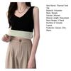 Women Thermal Tank Top V Neck Sleeveless Camisole Base Layer Thickened Fleece Lined Cami Vest Underwear Tops for Winter Cold Weather