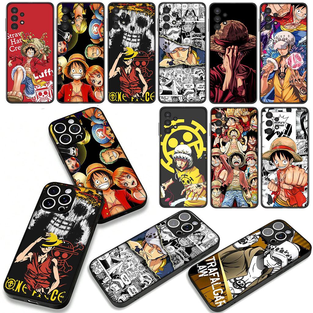 Cover for Apple iPhone 16 15 14 Plus 13 12 Mini 17 Pro Max + ProMax 16E Air Phone Case Trafalgar Water One Pieces Luffy Law