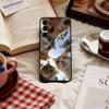 Чехол для телефона The Cat Crew Черный Силиконовый Мягкий Для Samsung S25,S24,S21,S22,S23,S30,Ultra,S20,Plus,Fe,Lite