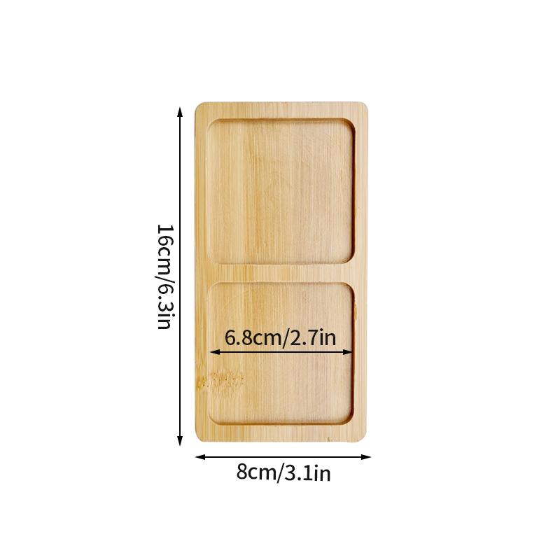 Подставка для цветочного горшка из бамбукового дерева, 10 стилей, креативный держатель для поддона для растений, домашний декор, мини-подставка для растений, подставка для суккулентов