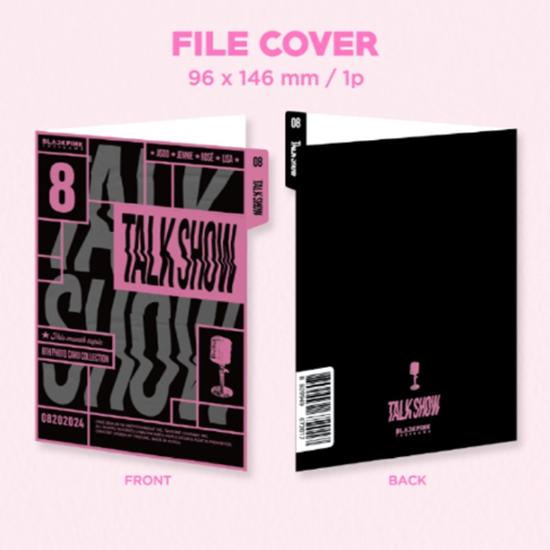 BLACKPINK - коллекция игровых фотокарточек [TALK SHOW]