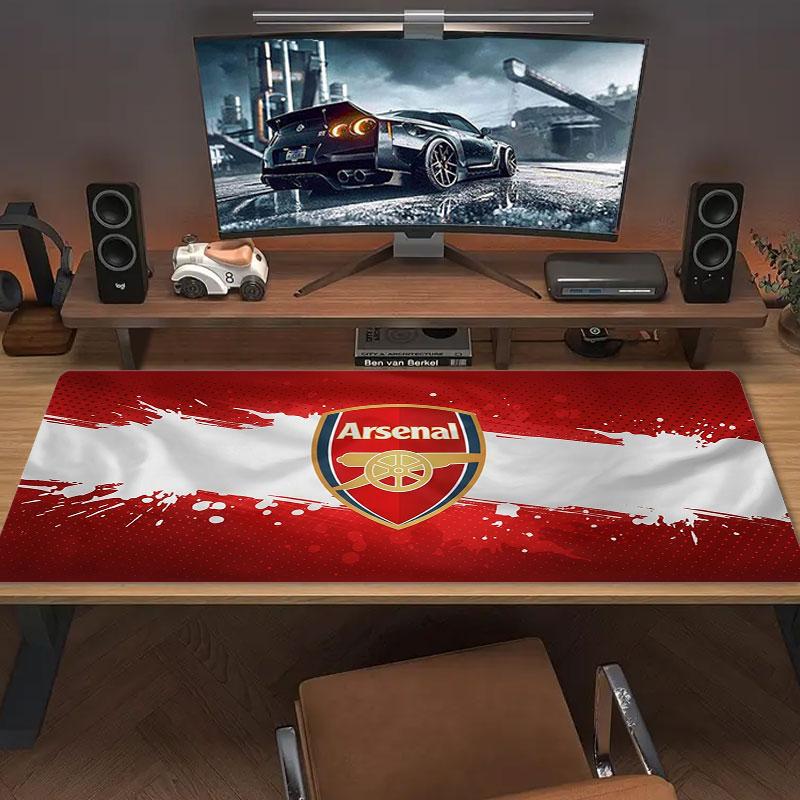 Arsenal F Large Size Mouse Pad Large Gaming Table Cushion Non-slip Laptop Tablet Big Mousepad XXL Mat Mini PC Playmat With Lock edge