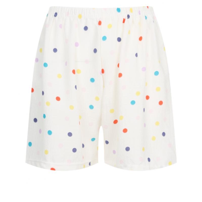 Shop Women S elaStic waiSt emboSSed Character Lounge ShortS Pink Cha Wpt 20731