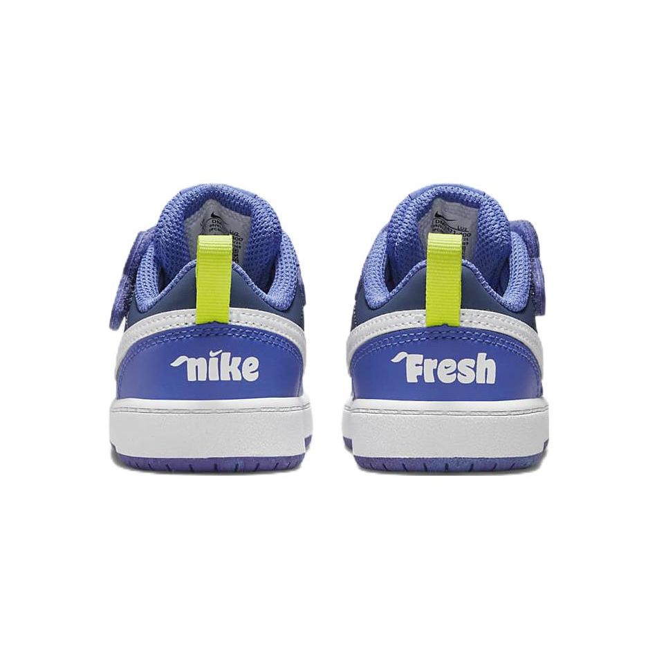 Nike Детские кроссовки Court Borough Low 2 TD Blueberry Mystic-Navy Medium-Blue University-Blue DM1471-400