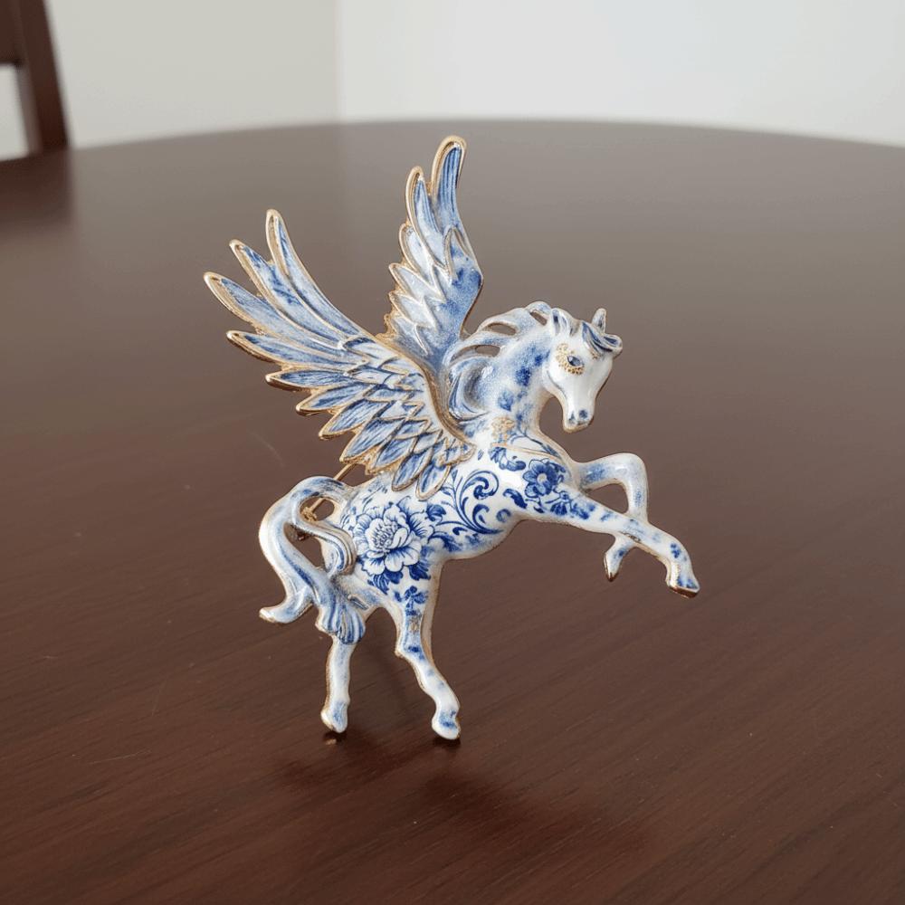 Chinese Style Zodiac Horse Badge Pin Zinc Zinc Alloy Vintage Horse Brooch Year of The Horse
