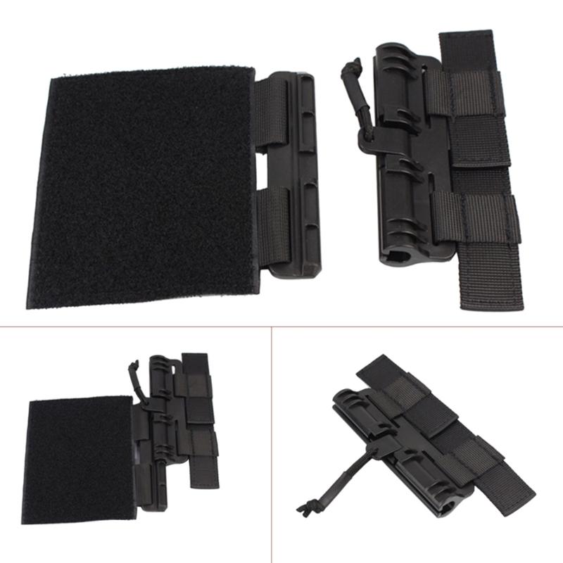 Комплект пряжек быстрого сброса для бокового ремня Molle, одноточечное быстроразъемное крепление Molle с боковой загрузкой, с петлей и крючком