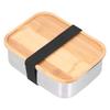 Bento Lunch Box 304 Stainless Steel Secure Bento Boxes with Lids for Students WorkersL